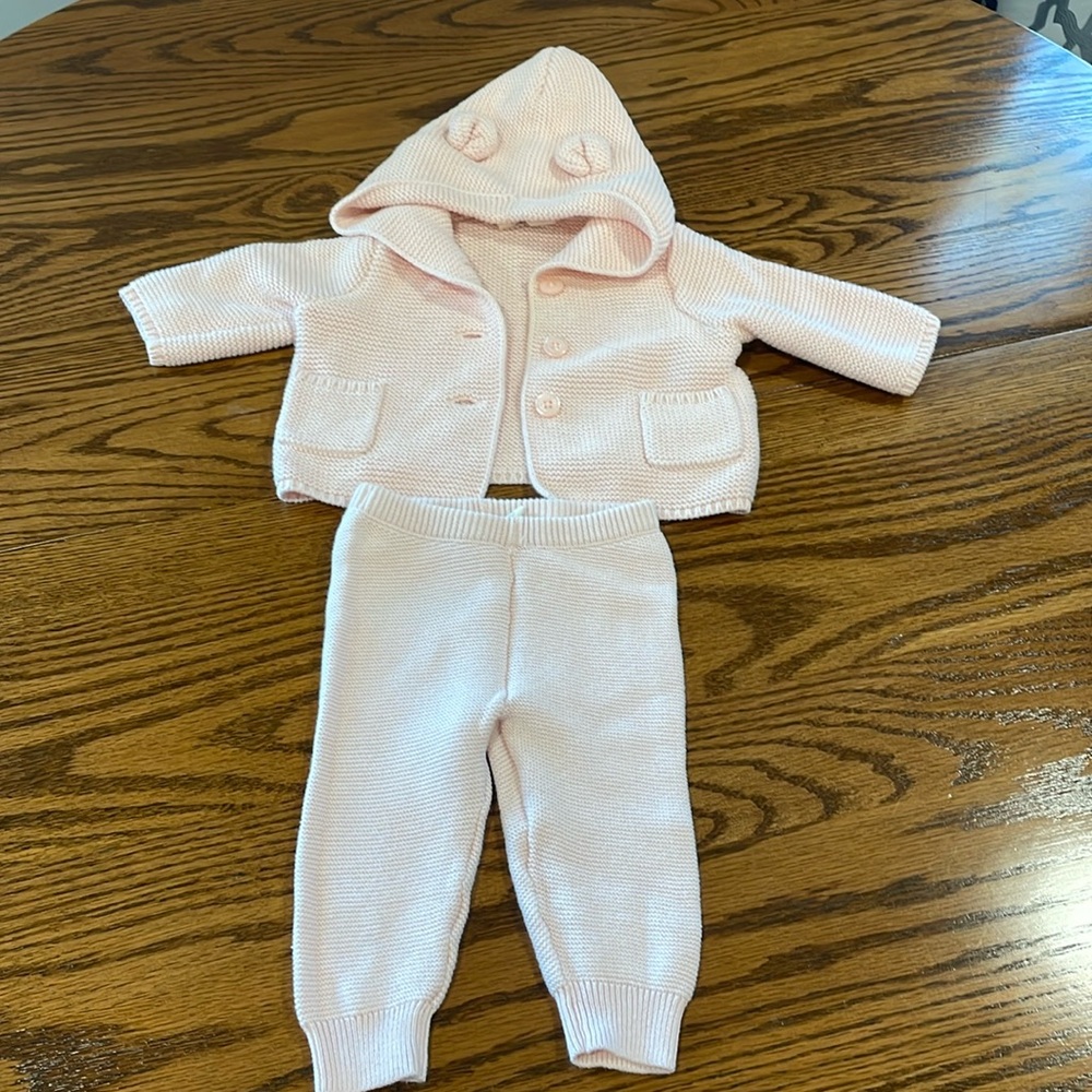 Baby Gap knit set.